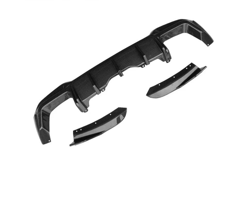 High Quality for X3M F97 Auto Accessories Carbon Fiber Rear Lip Spoiler Tail Diffuser Front Bumper Screw-On Universal Fitment